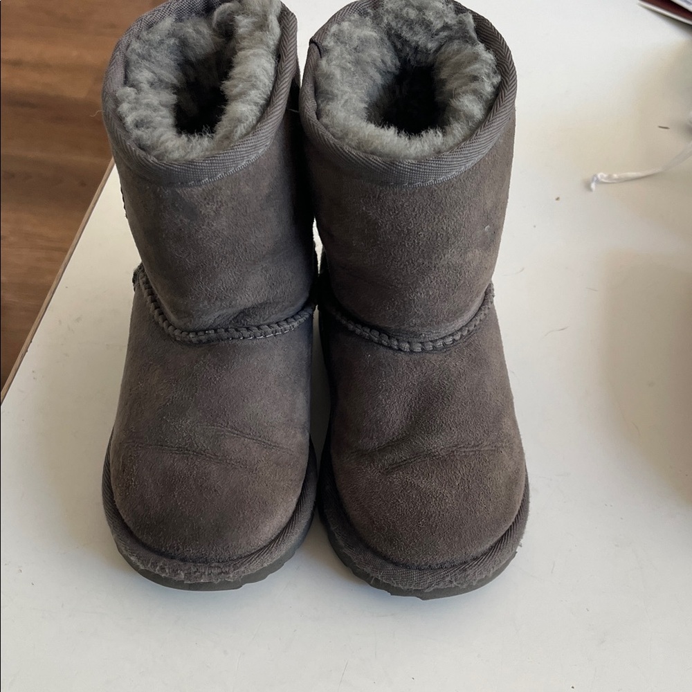 UGG Charcoal Little Kid Boots